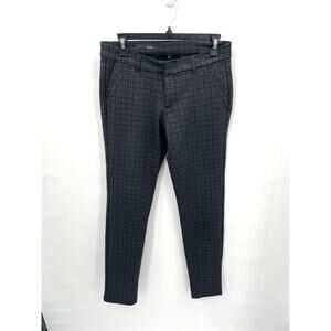 KUT FROM THE KLOTH Gray Plaid Skinny Trouser Pants // 8